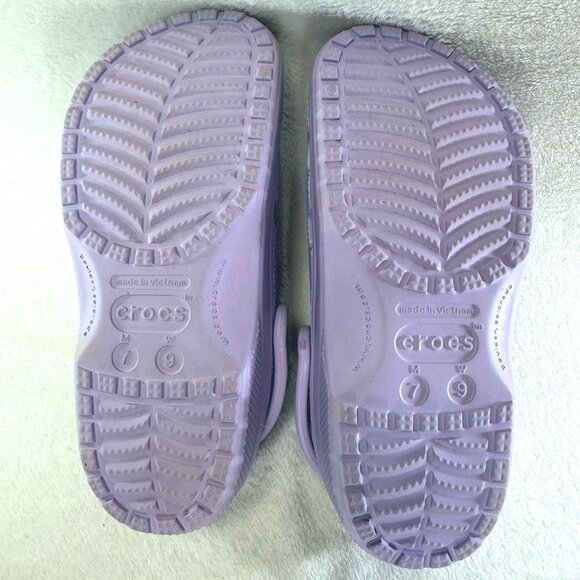Classic Lavender Crocs Unisex Clogs Women's Sz9/Men's 7 - Picture 7 of 7